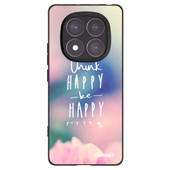Picasee silikonski črni ovitek za Xiaomi Redmi Note 14 Pro 4G - Think happy be happy