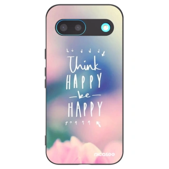 Picasee silikonski črni ovitek za Google Pixel 8 - Think happy be happy