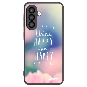 Picasee silikonski črni ovitek za Samsung Galaxy A26 5G A266B - Think happy be happy
