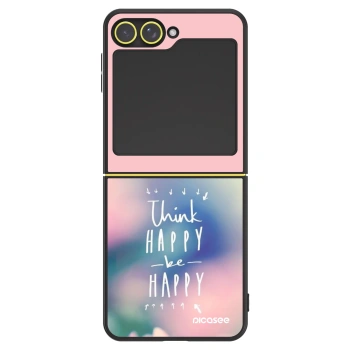 Ovitek za Samsung Galaxy Z Flip5 5G - Think happy be happy
