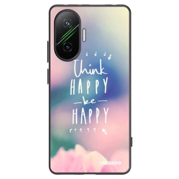 Picasee silikonski črni ovitek za Xiaomi Poco F7 5G - Think happy be happy