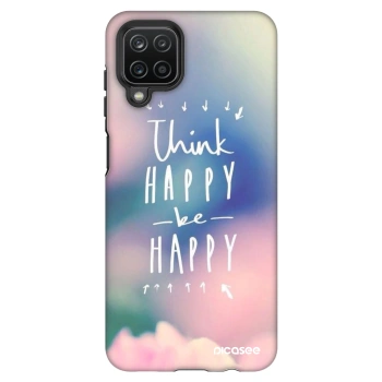 Ovitek za Samsung Galaxy A12 A125F - Think happy be happy