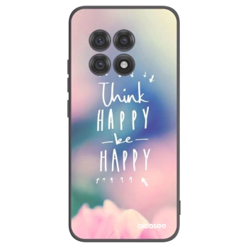 Picasee silikonski črni ovitek za OnePlus 13R 5G - Think happy be happy
