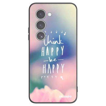 Picasee silikonski črni ovitek za Xiaomi Redmi 15 5G - Think happy be happy