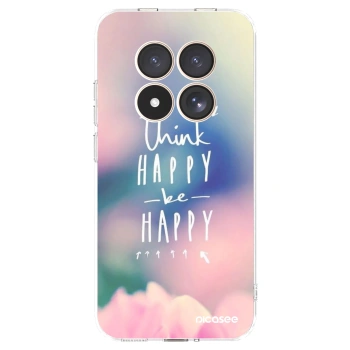 Picasee silikonski prozorni ovitek za Xiaomi Redmi Note 15 Pro 4G - Think happy be happy