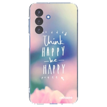Picasee silikonski prozorni ovitek za Samsung Galaxy A17 5G - Think happy be happy