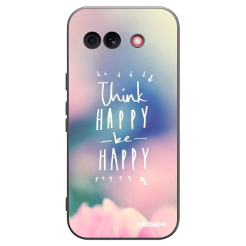 Picasee silikonski črni ovitek za Google Pixel 10a - Think happy be happy