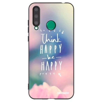 Picasee silikonski črni ovitek za Honor 20 Lite - Think happy be happy