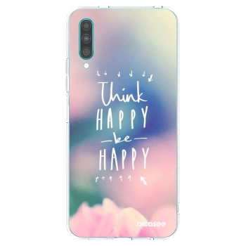 Picasee silikonski prozorni ovitek za Samsung Galaxy A30s A307F - Think happy be happy