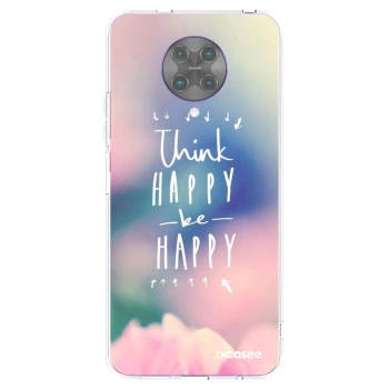 Picasee silikonski prozorni ovitek za Xiaomi Poco F2 Pro - Think happy be happy