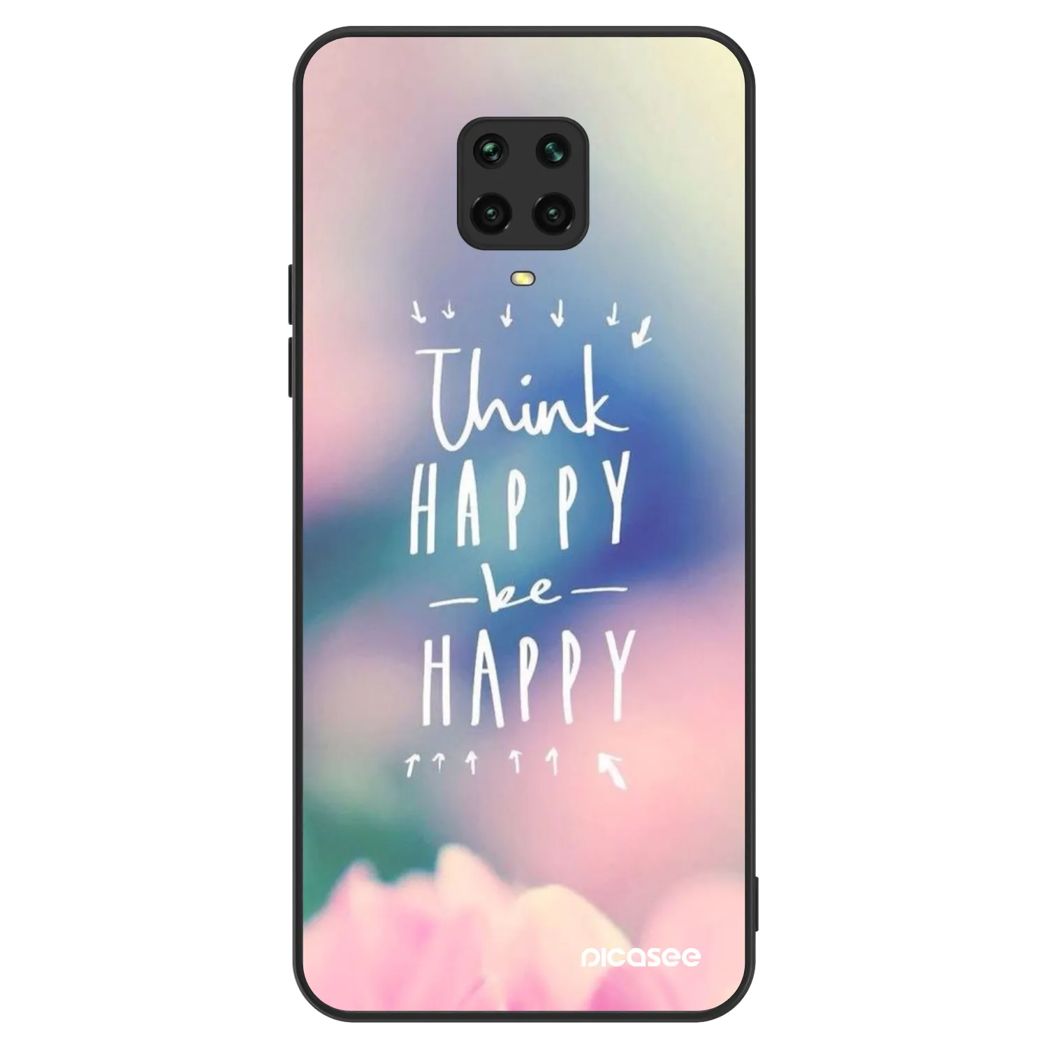 Picasee ULTIMATE CASE za Xiaomi Redmi Note 9 Pro - Think happy be happy