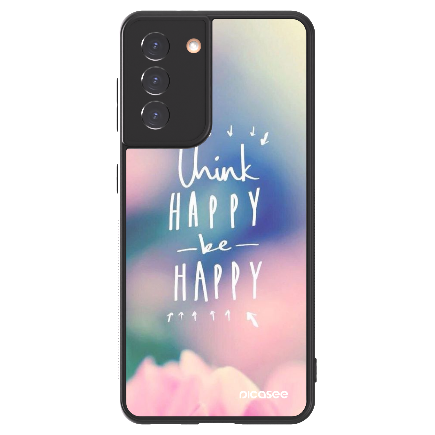 Picasee ULTIMATE CASE za Samsung Galaxy S21 5G G991B - Think happy be happy