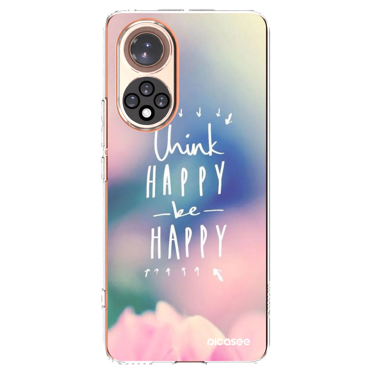Picasee silikonski prozorni ovitek za Huawei Nova 9 - Think happy be happy