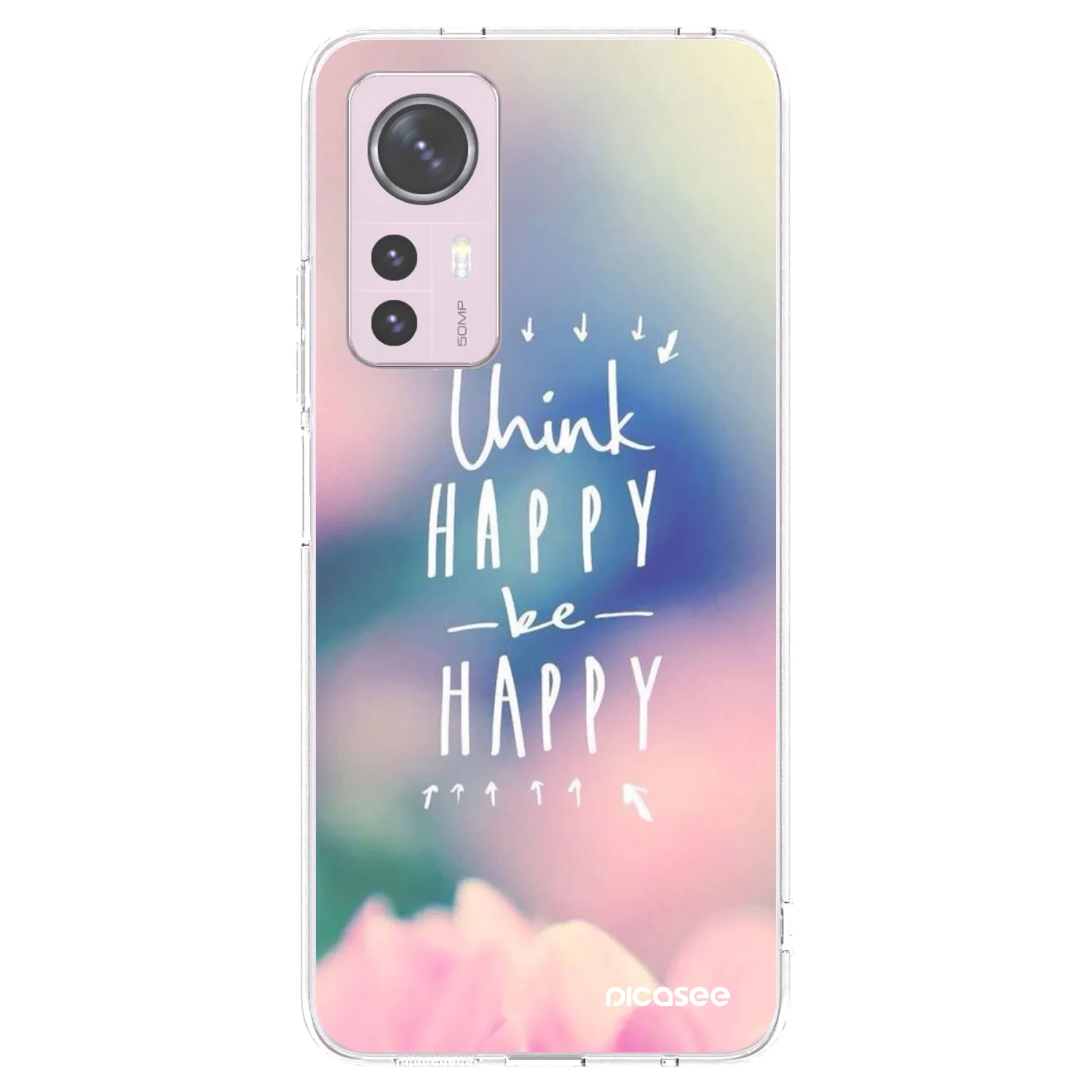 Picasee silikonski prozorni ovitek za Xiaomi 12 - Think happy be happy