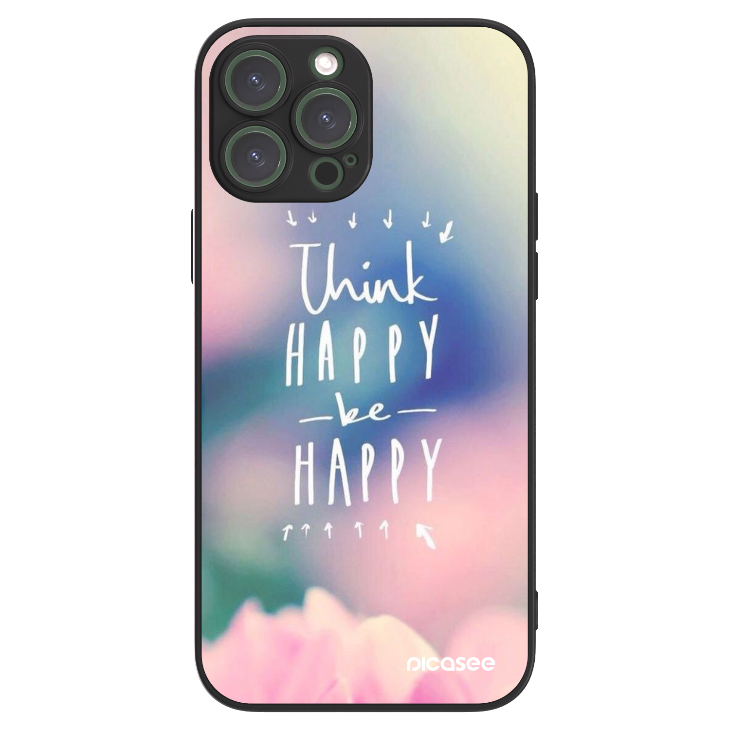 Picasee ULTIMATE CASE MagSafe za Apple iPhone 13 Pro Max - Think happy be happy