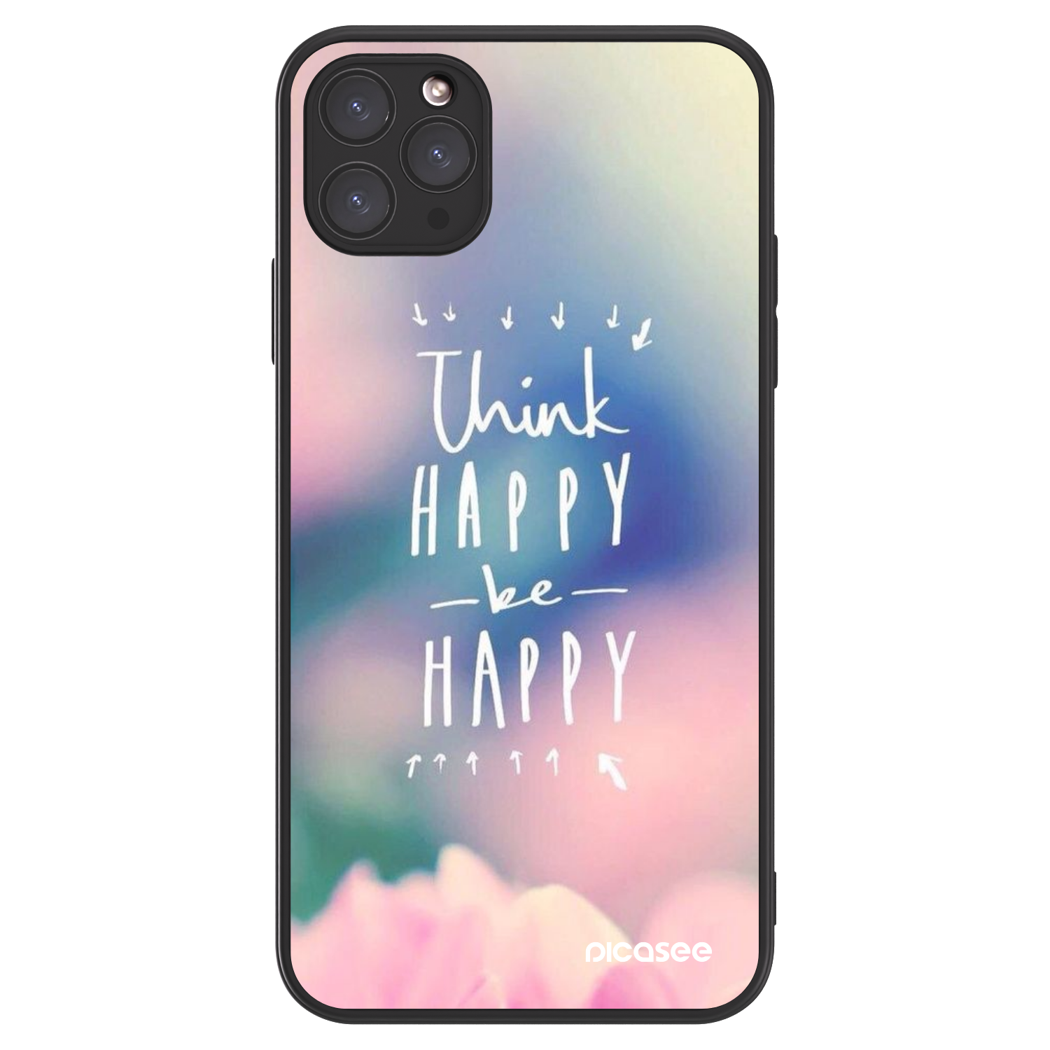 Picasee ULTIMATE CASE MagSafe za Apple iPhone 11 Pro Max - Think happy be happy