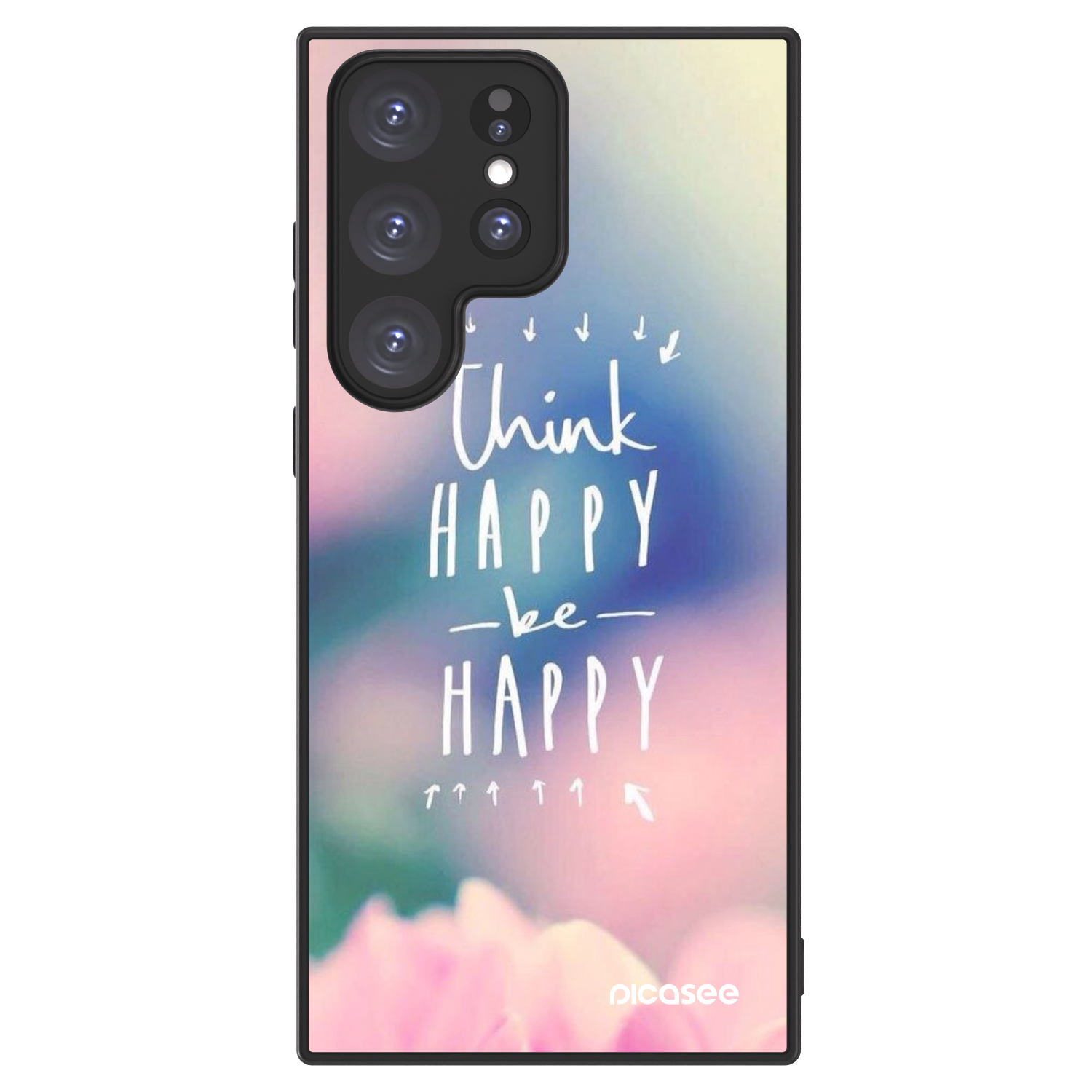 Picasee ULTIMATE CASE za Samsung Galaxy S23 Ultra 5G - Think happy be happy