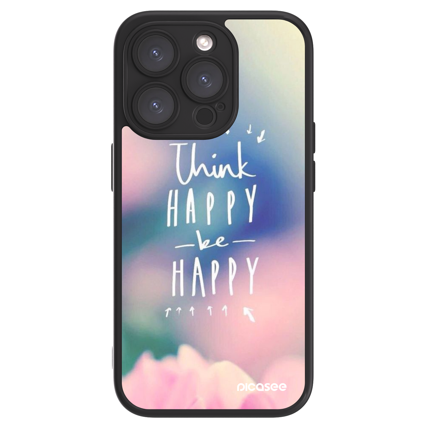 Picasee ULTIMATE CASE MagSafe za Apple iPhone 15 Pro - Think happy be happy
