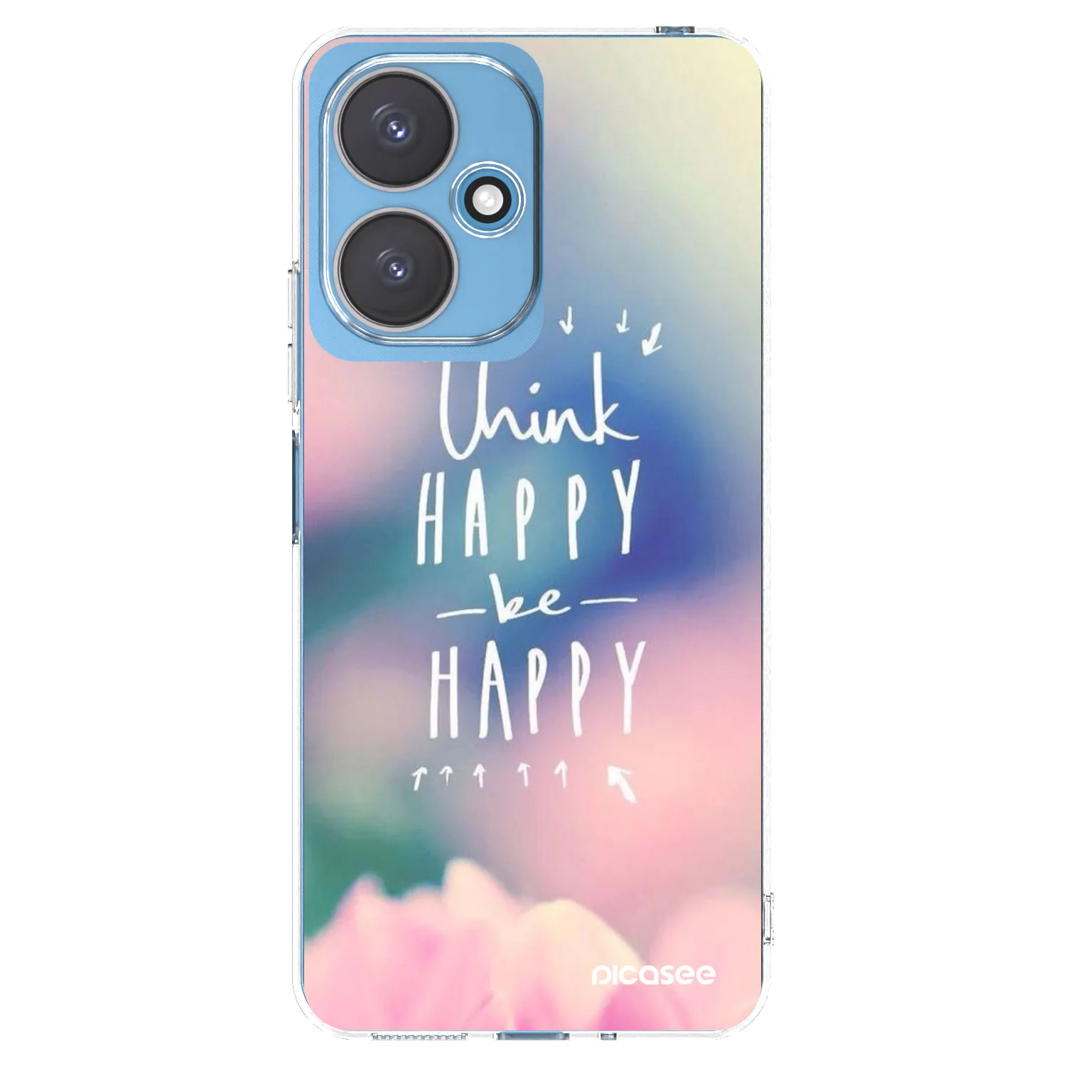 Picasee silikonski prozorni ovitek za Xiaomi Redmi 13C 5G - Think happy be happy