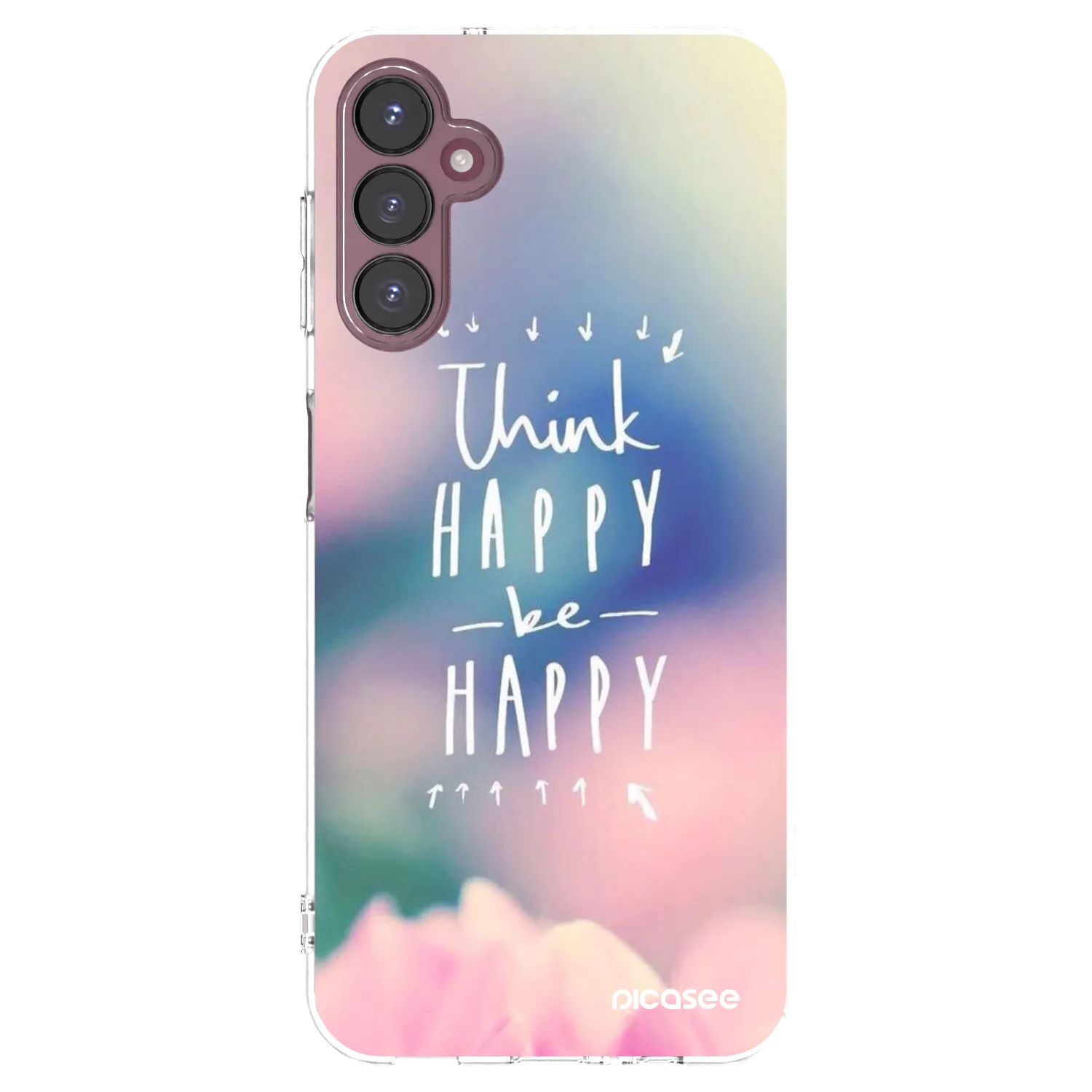 Picasee silikonski prozorni ovitek za Samsung Galaxy A05s A057G - Think happy be happy