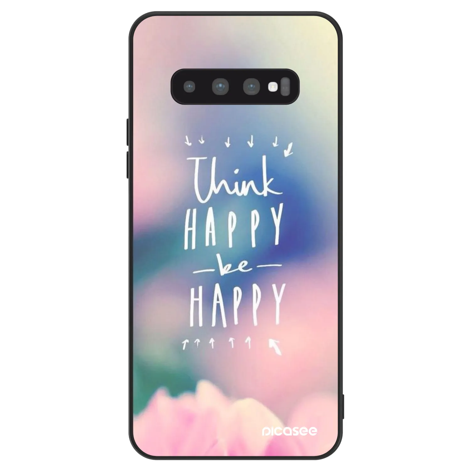 Picasee ULTIMATE CASE za Samsung Galaxy S10 Plus G975 - Think happy be happy