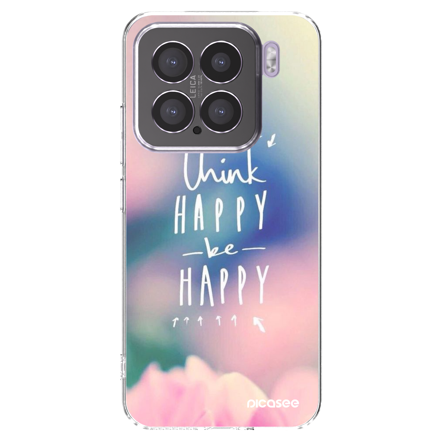 Picasee silikonski prozorni ovitek za Xiaomi 15 - Think happy be happy
