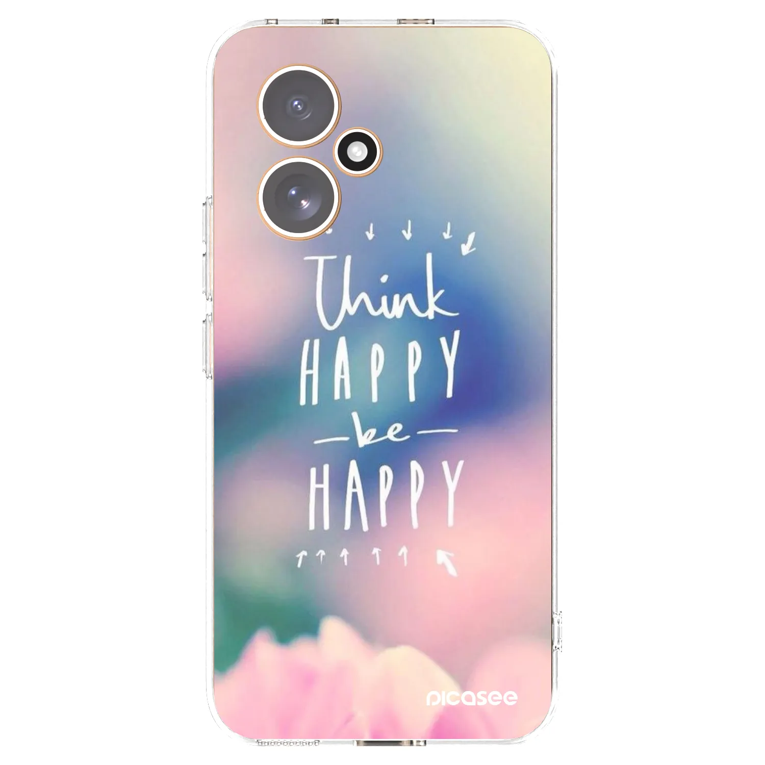 Picasee silikonski prozorni ovitek za Honor 400 5G - Think happy be happy