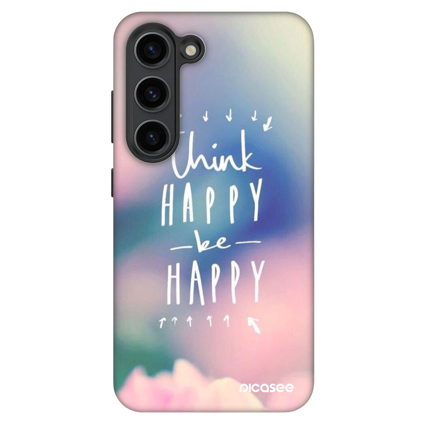 Picasee Fashion Case za Samsung Galaxy S23 5G - Think happy be happy