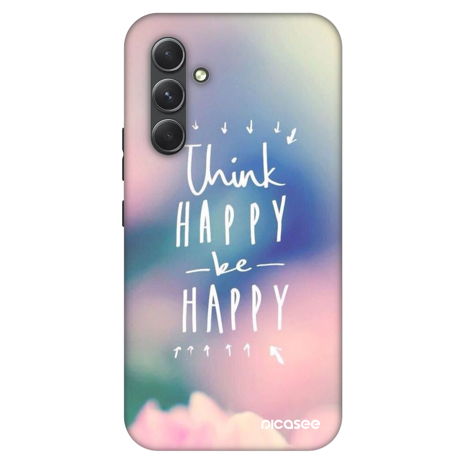 Picasee Fashion Case za Samsung Galaxy A54 5G A546B - Think happy be happy