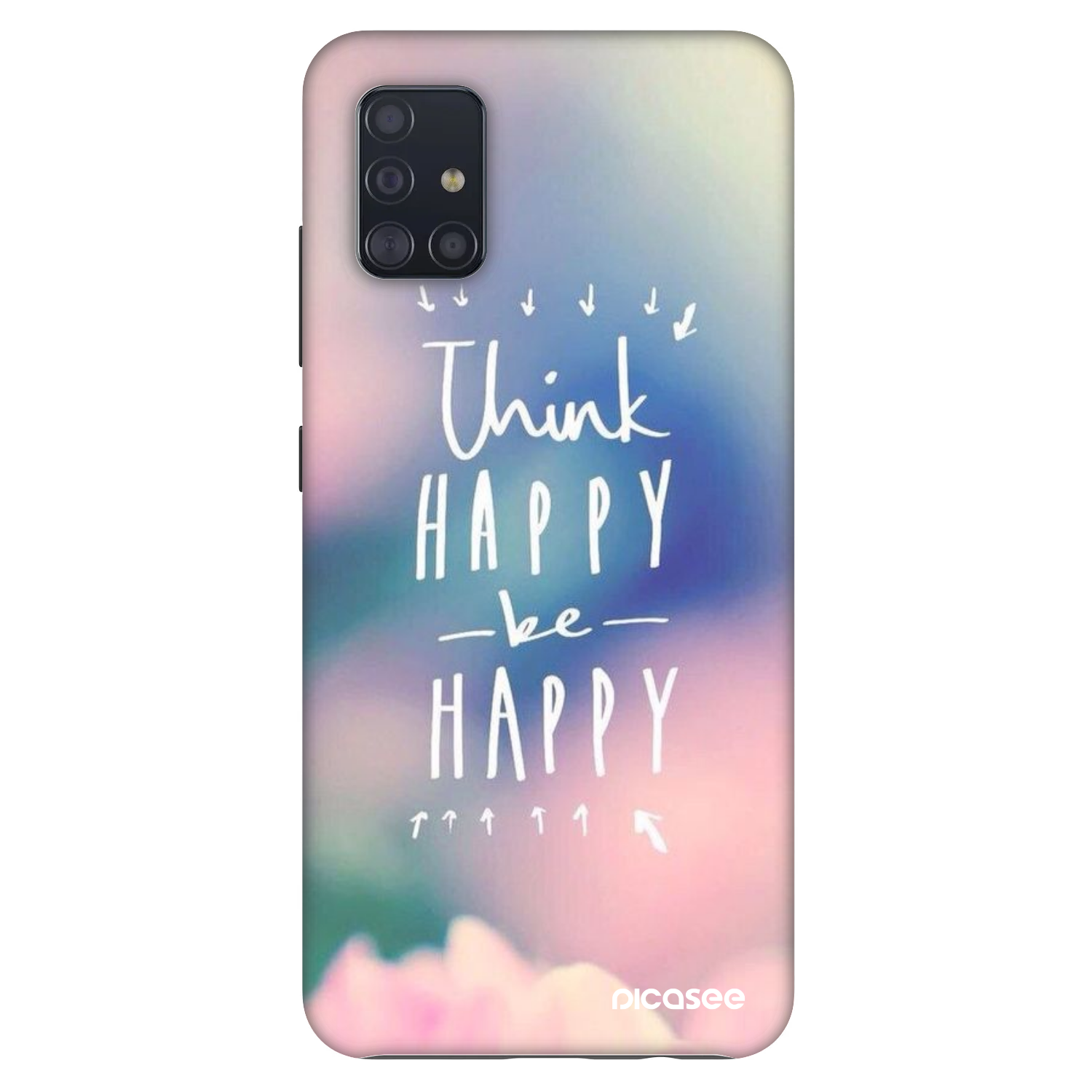 Picasee Fashion Case za Samsung Galaxy A51 A515F - Think happy be happy