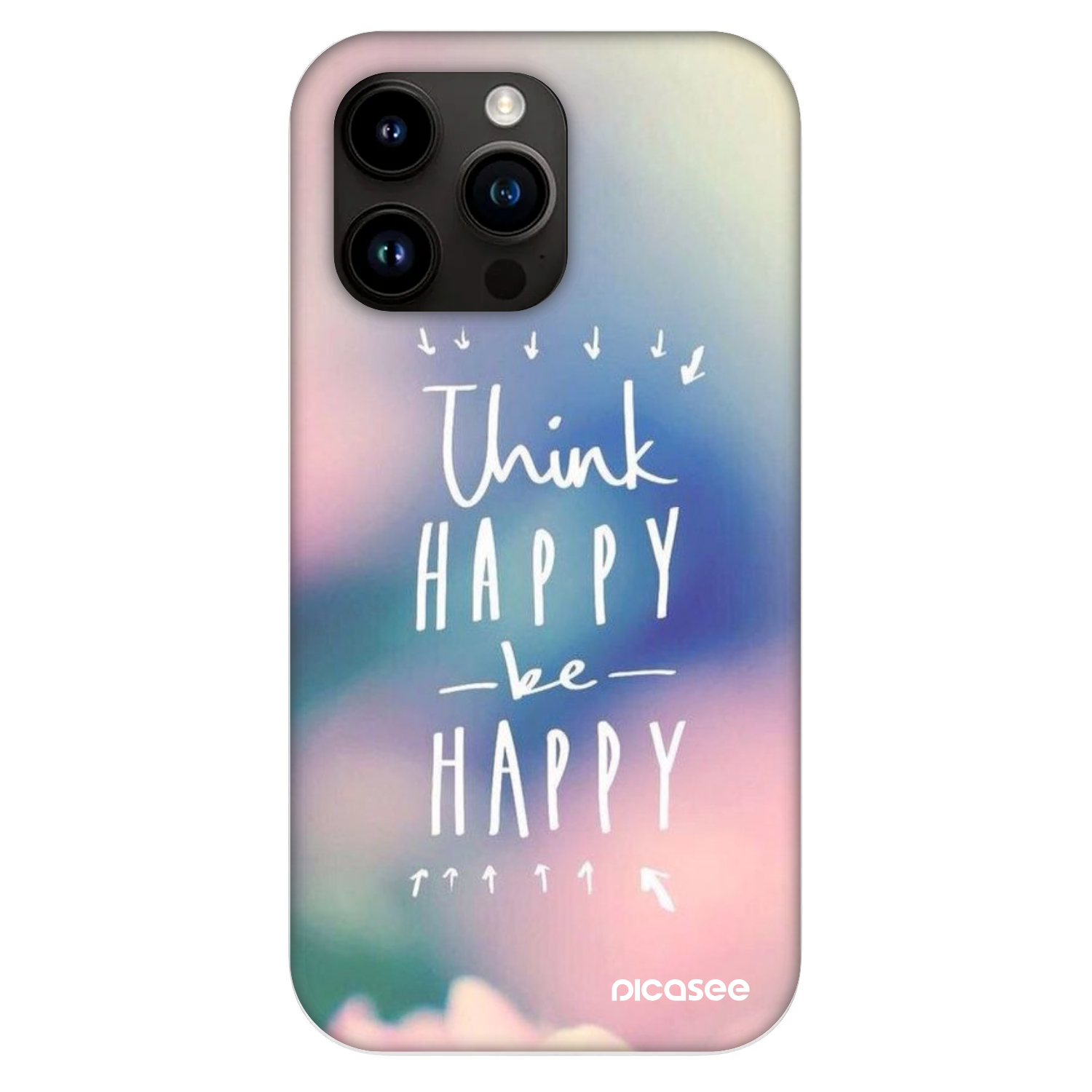 Picasee Fashion Case MagSafe za Apple iPhone 13 Pro - Think happy be happy