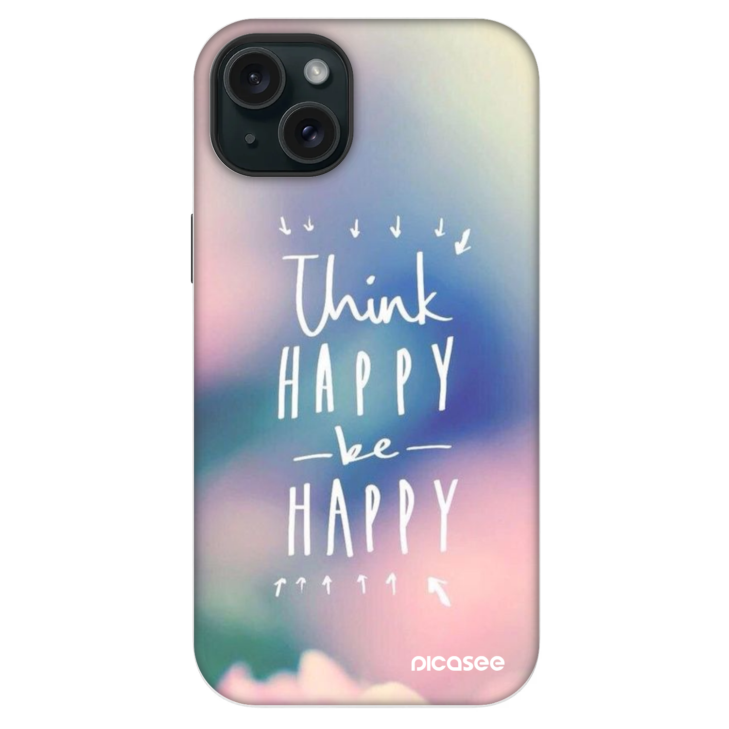 Picasee Fashion Case MagSafe za Apple iPhone 14 Plus - Think happy be happy