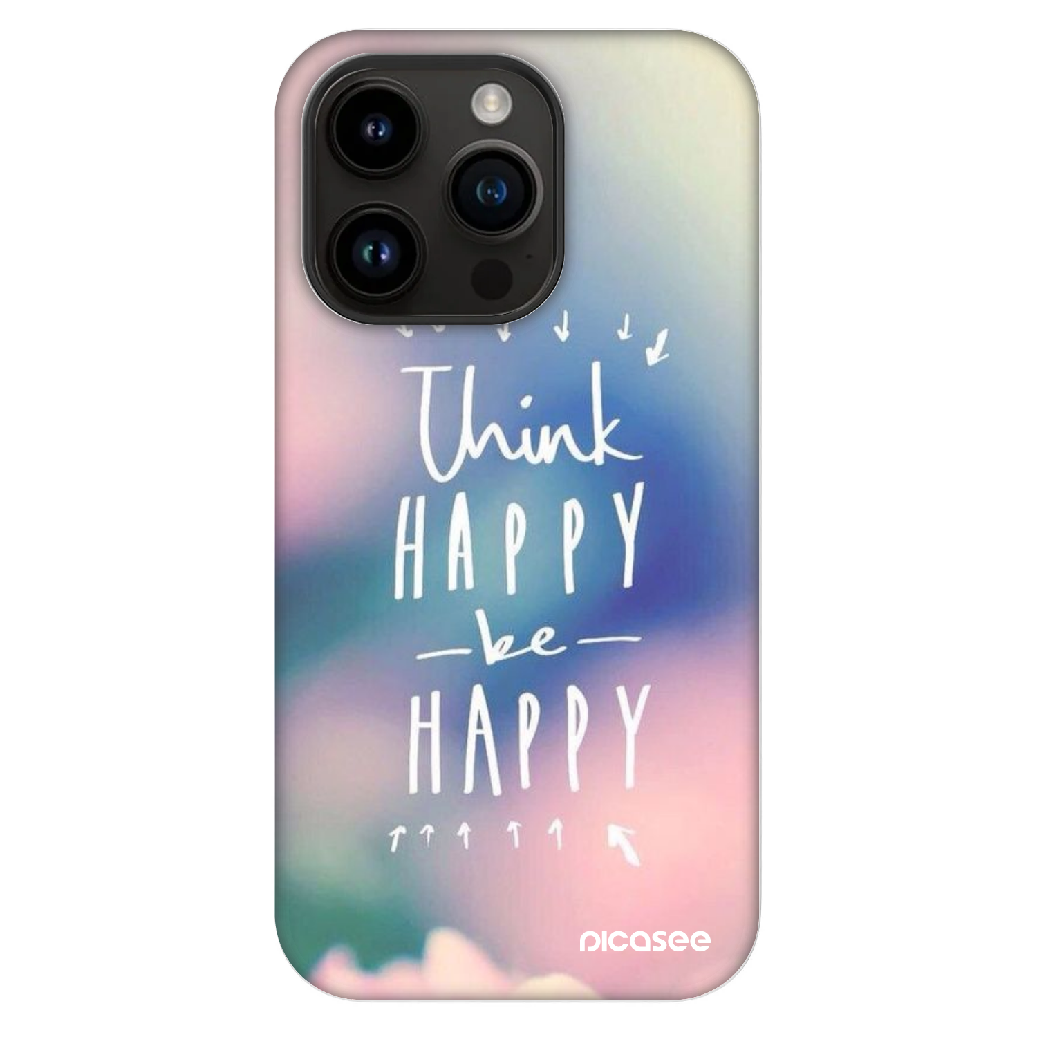 Picasee Fashion Case MagSafe za Apple iPhone 14 Pro - Think happy be happy
