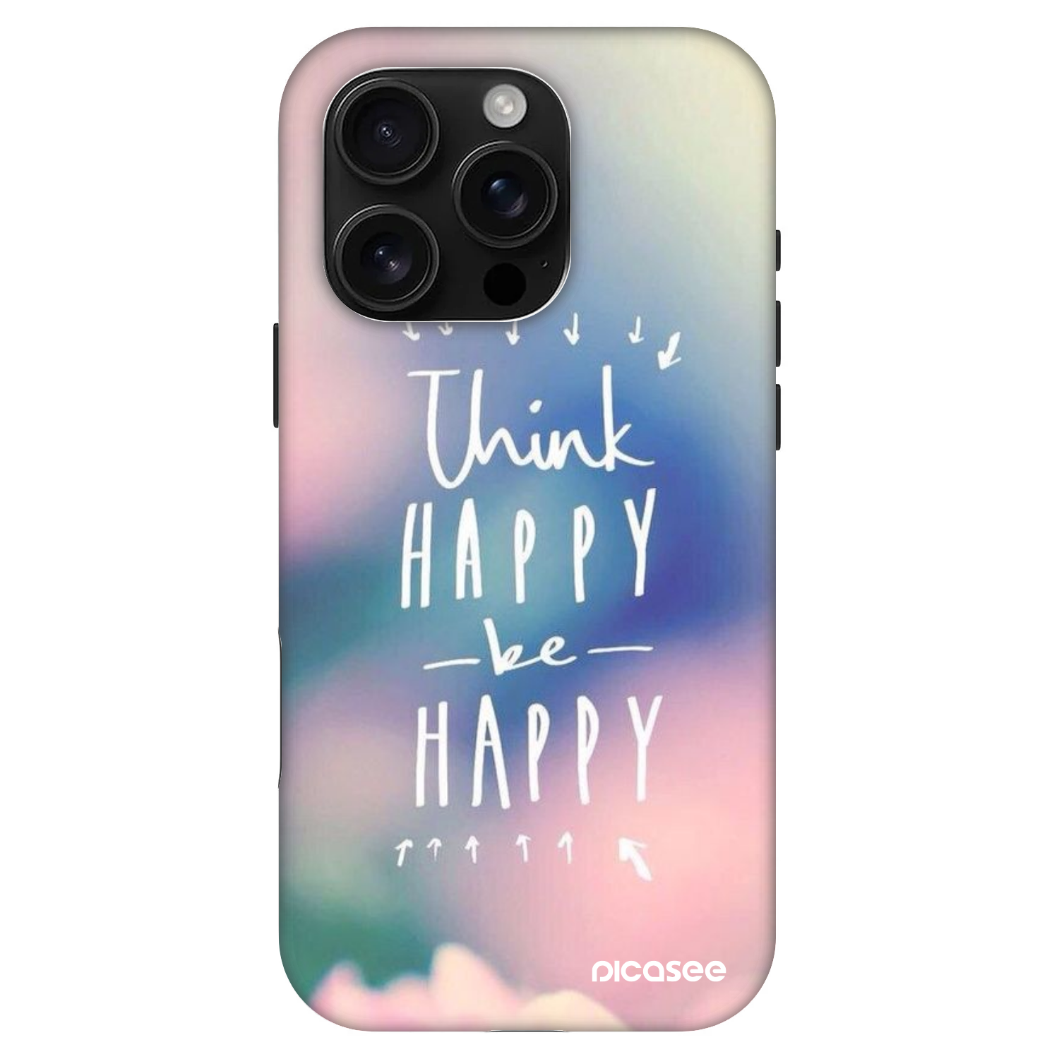 Picasee Fashion Case MagSafe za Apple iPhone 16 Pro - Think happy be happy