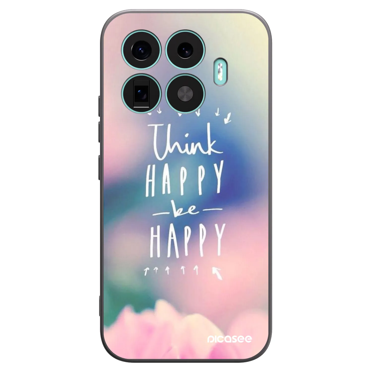 Picasee silikonski črni ovitek za Xiaomi 17T - Think happy be happy