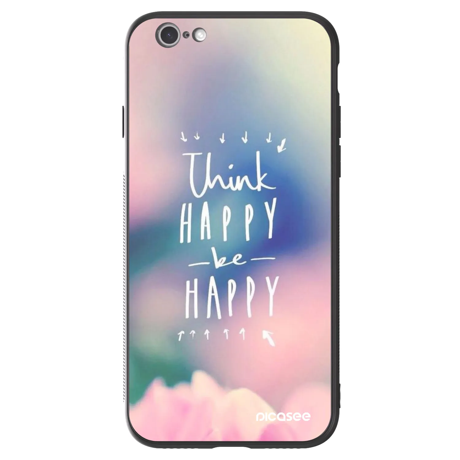 Picasee ULTIMATE CASE za Apple iPhone 6/6S - Think happy be happy