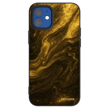 Picasee silikonski črni ovitek za Apple iPhone 12 mini - Black