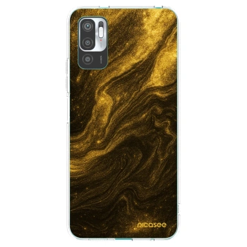 Picasee silikonski prozorni ovitek za Xiaomi Redmi Note 10 5G - Black