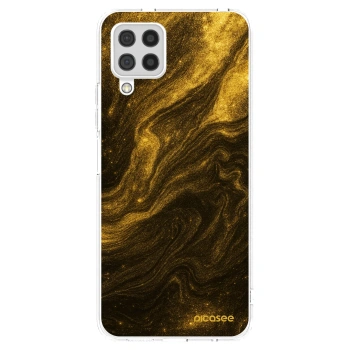 Picasee silikonski prozorni ovitek za Samsung Galaxy A22 A225F 4G - Black