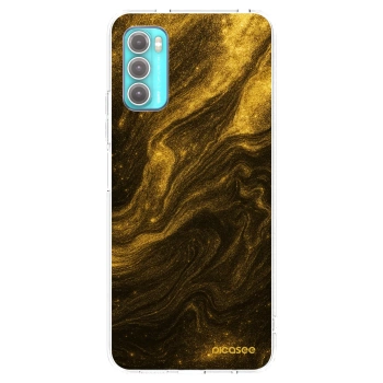 Picasee silikonski prozorni ovitek za Motorola Moto G60 - Black