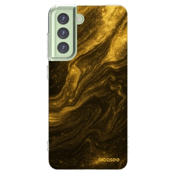 Picasee silikonski prozorni ovitek za Samsung Galaxy S21 FE 5G - Black