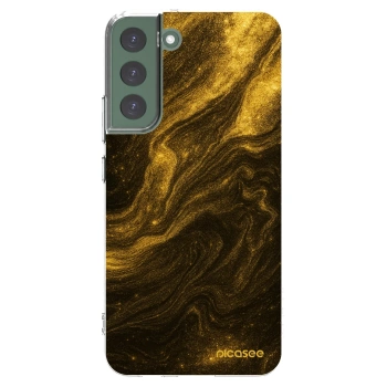 Picasee silikonski prozorni ovitek za Samsung Galaxy S22+ 5G - Black