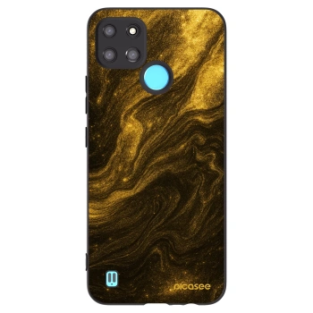 Picasee silikonski črni ovitek za Realme C21Y - Black