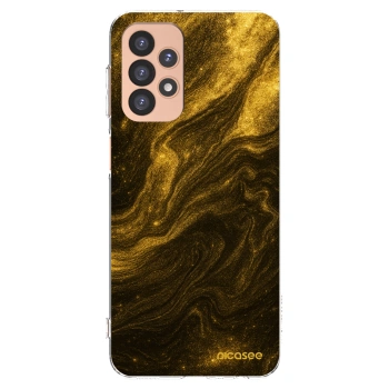 Picasee silikonski prozorni ovitek za Samsung Galaxy A23 A236B 5G - Black