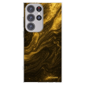 Picasee silikonski prozorni ovitek za Samsung Galaxy S23 Ultra 5G - Black