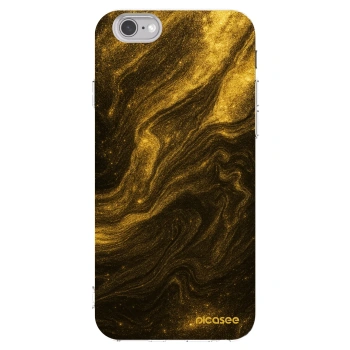 Picasee silikonski prozorni ovitek za Apple iPhone 6/6S - Black