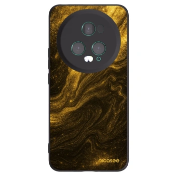 Picasee silikonski črni ovitek za Honor Magic5 Pro - Black