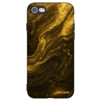 Picasee silikonski črni ovitek za Apple iPhone 7 - Black