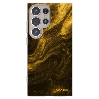 Picasee silikonski prozorni ovitek za Samsung Galaxy S24 Ultra S928B 5G - Black