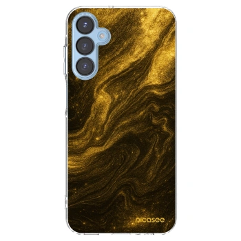 Picasee silikonski prozorni ovitek za Samsung Galaxy A15 A156B 5G - Black